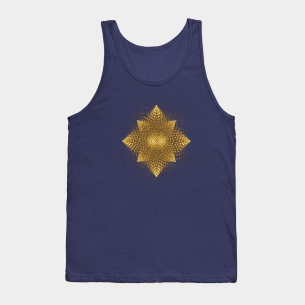 Gold brooch Tank Top by RGiada